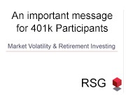 An Important 401k Message